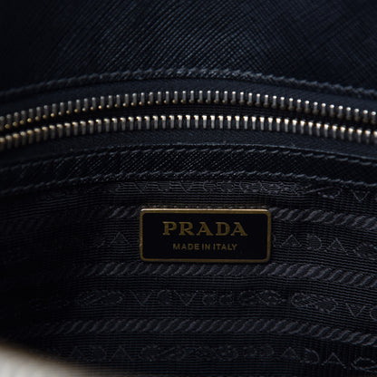 Prada Saffiano Small Galleria Double Zip Tote Black 8 of 11