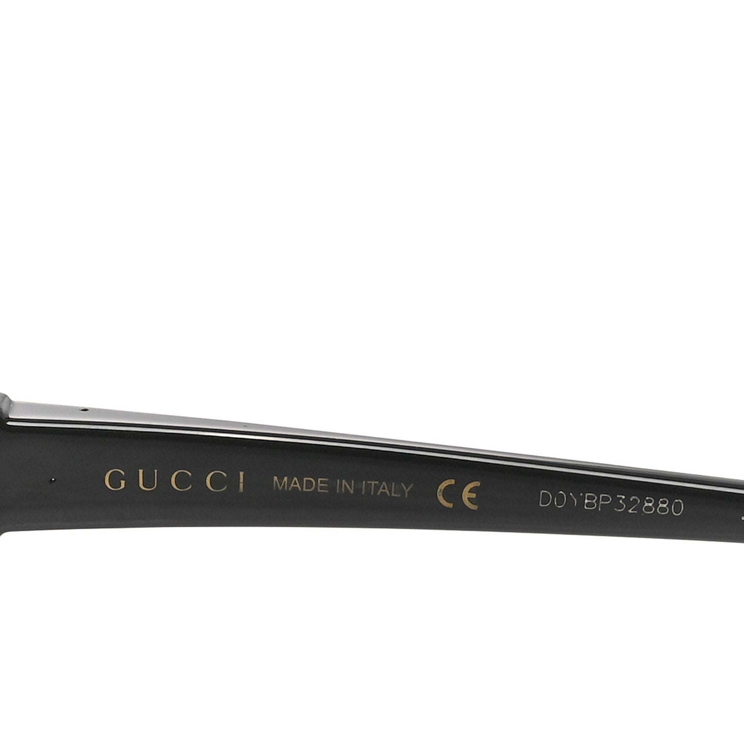 Acetate Square Frame Sunglasses GG0876S Black