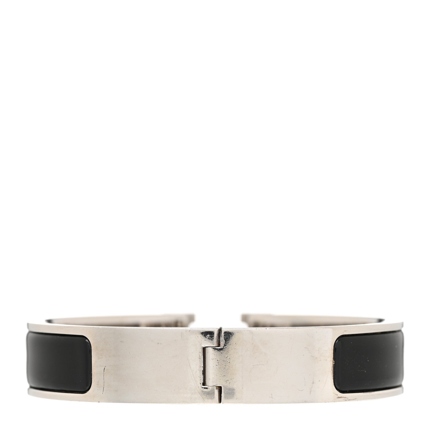 Hermes Enamel Narrow Clic Clac H Bracelet PM Black 3 of 7