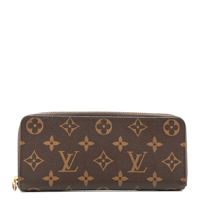 Louis Vuitton Monogram Clemence Wallet Rose Ballerine 1 of 7
