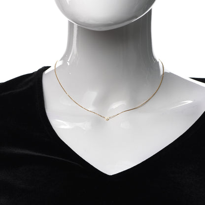 Cartier 18K Yellow Gold Diamond XS D'Amour Pendant Necklace 2 of 6