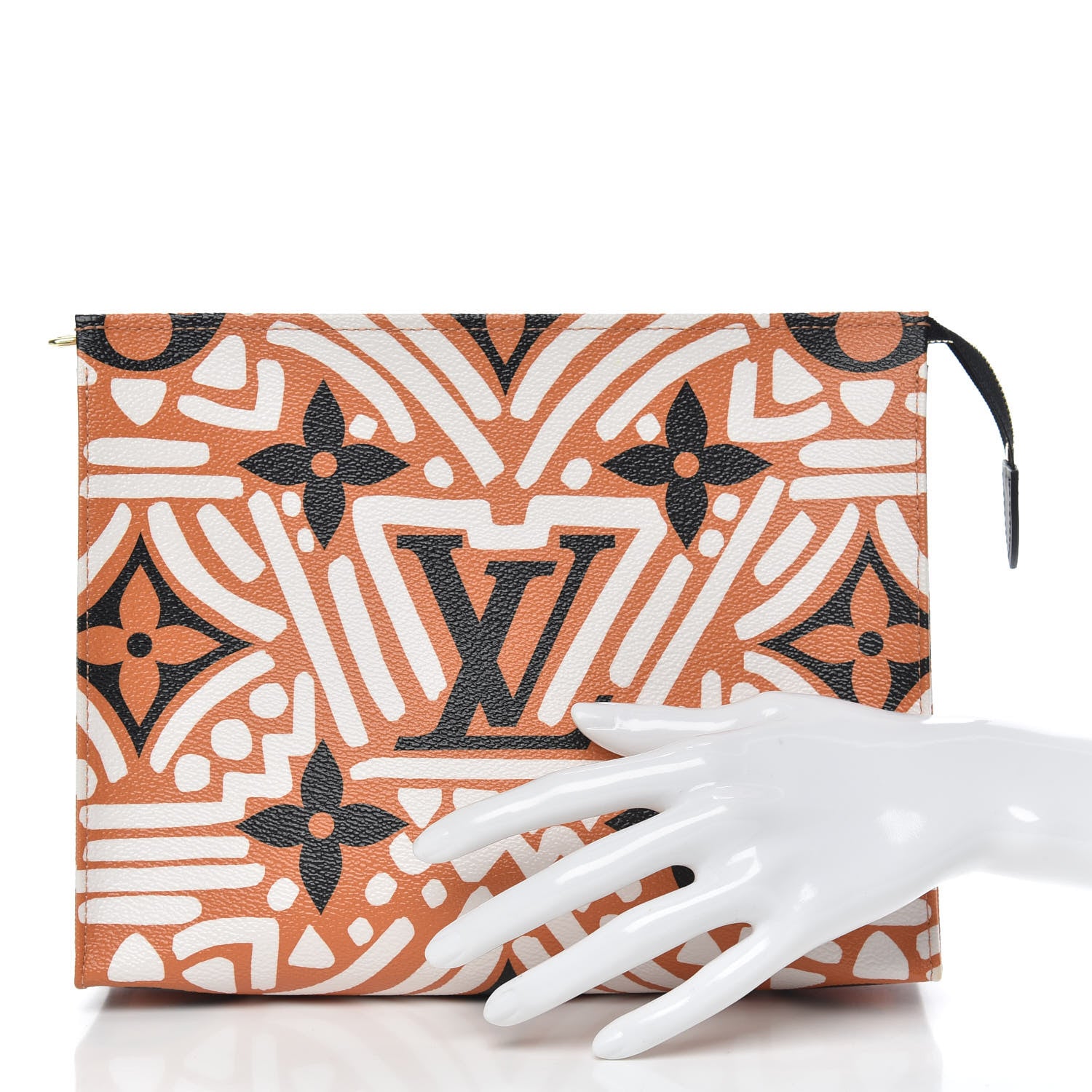 Louis Vuitton Monogram Giant Crafty Pochette Toiletry 26 Creme Caramel 2 of 9