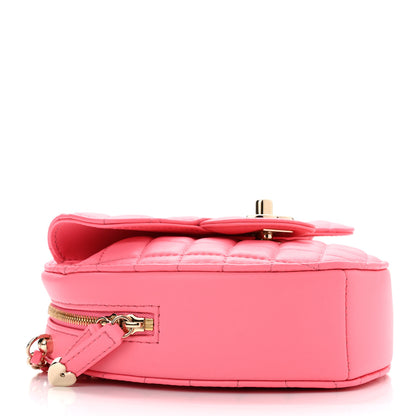 Chanel Lambskin Quilted CC In Love Heart Bag Pink 4 of 10
