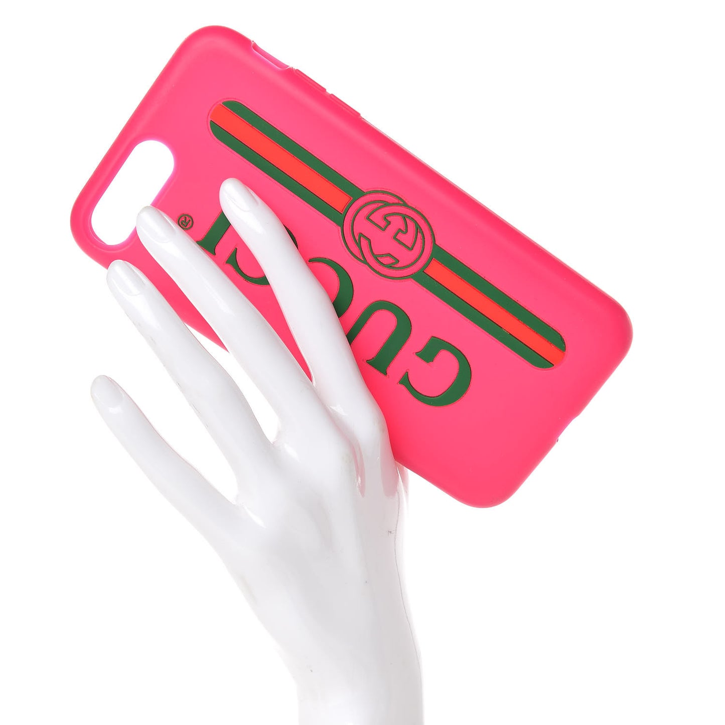 Rubber Print iPhone 7/8 Plus Case Pink