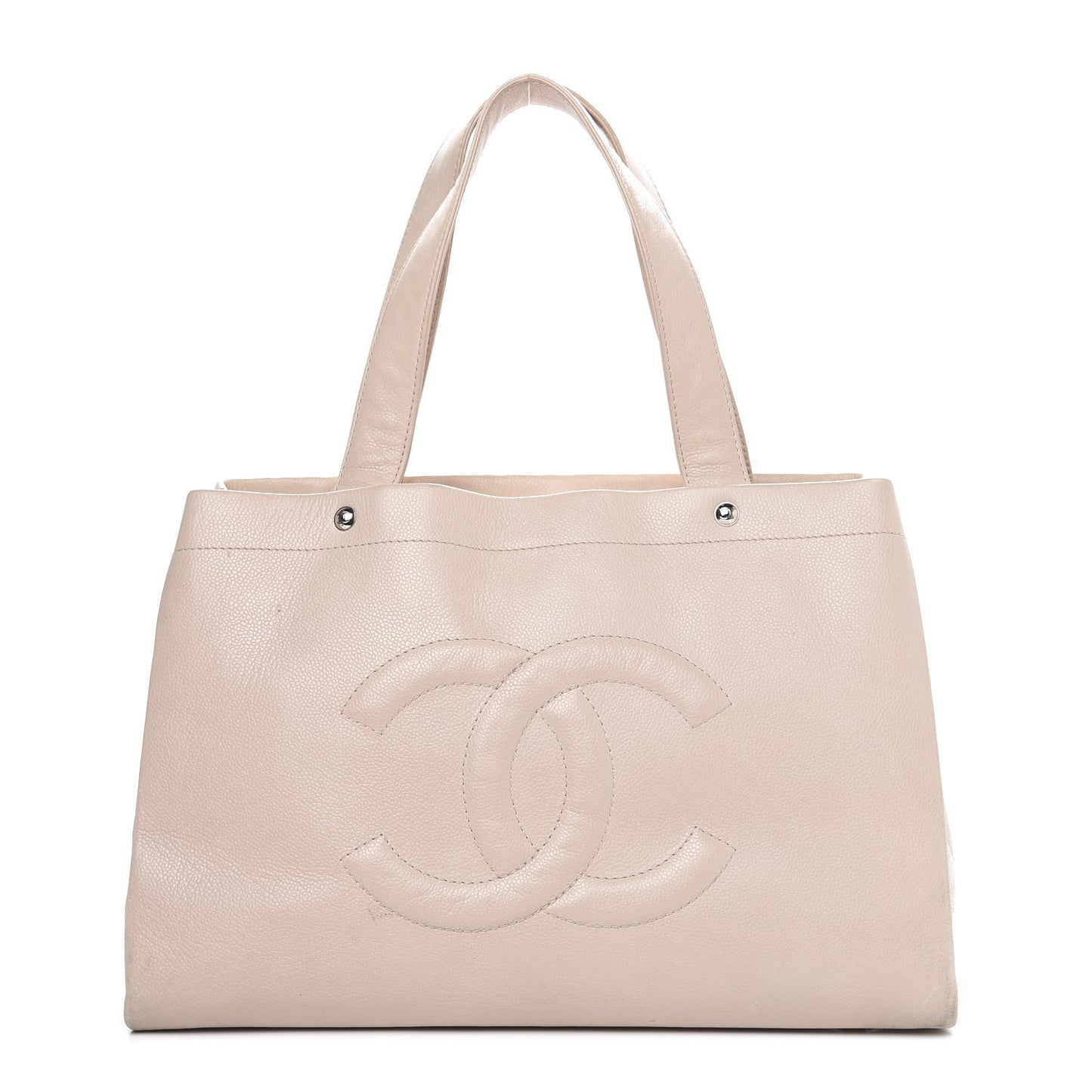 Caviar Executive Cerf Shopper Tote Beige
