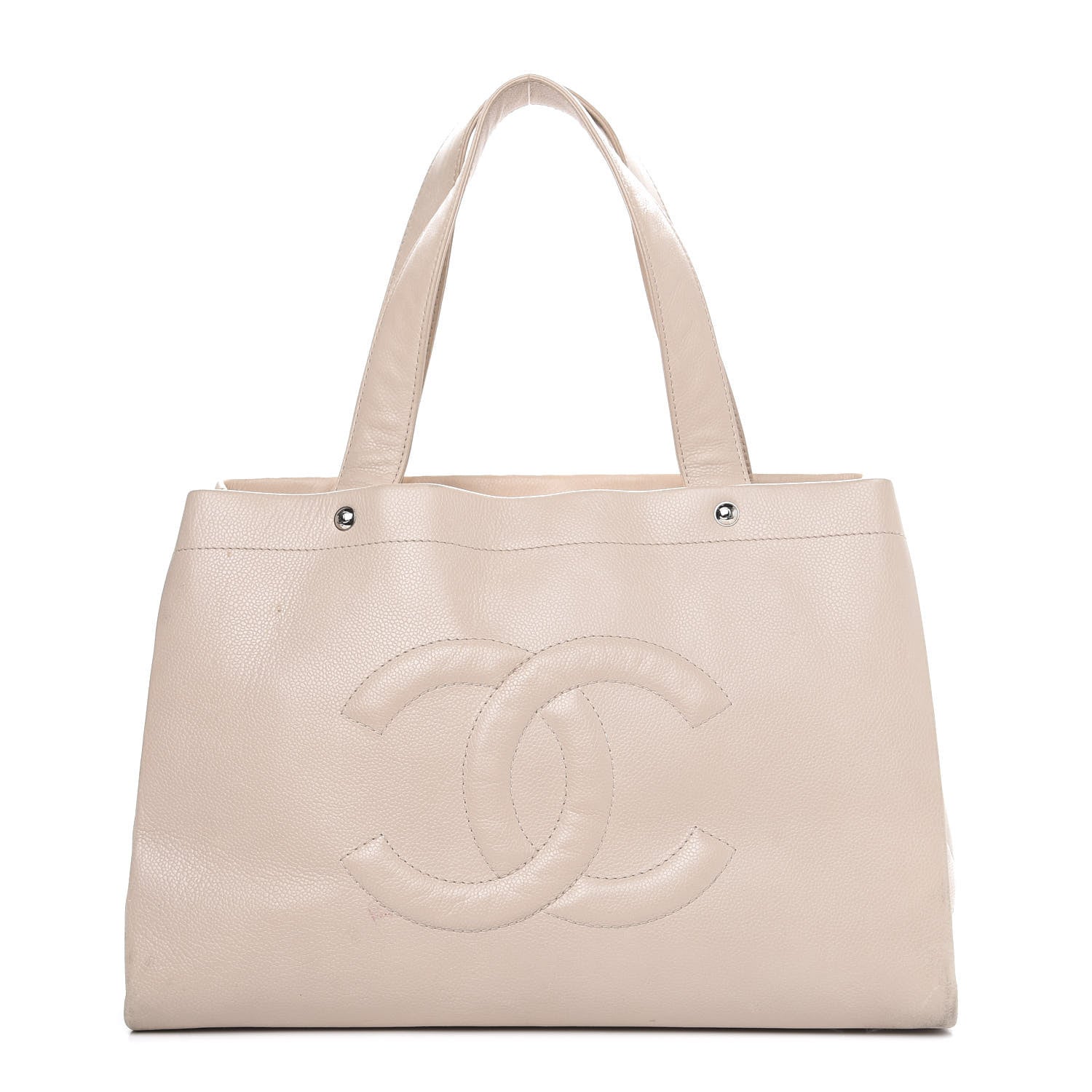 Chanel Caviar Executive Cerf Shopper Tote Beige 1 of 18
