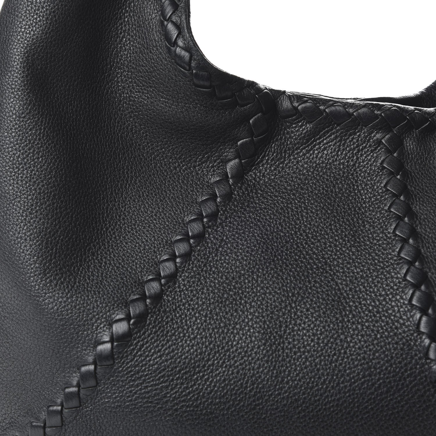 Bottega Veneta Cervo Deerskin Large Hobo Black 9 of 9