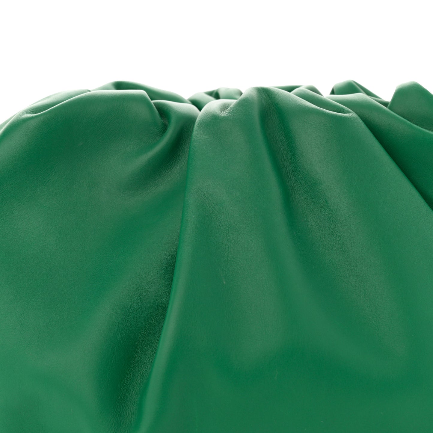 Smooth Butter Calf The Pouch Oversized Clutch Racing Green