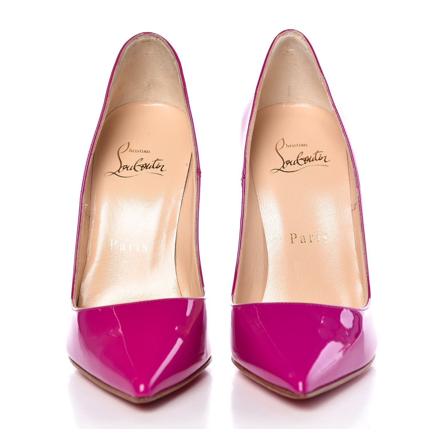 Christian Louboutin Patent So Kate 120 Pumps 35 Rose Indien 2 of 8