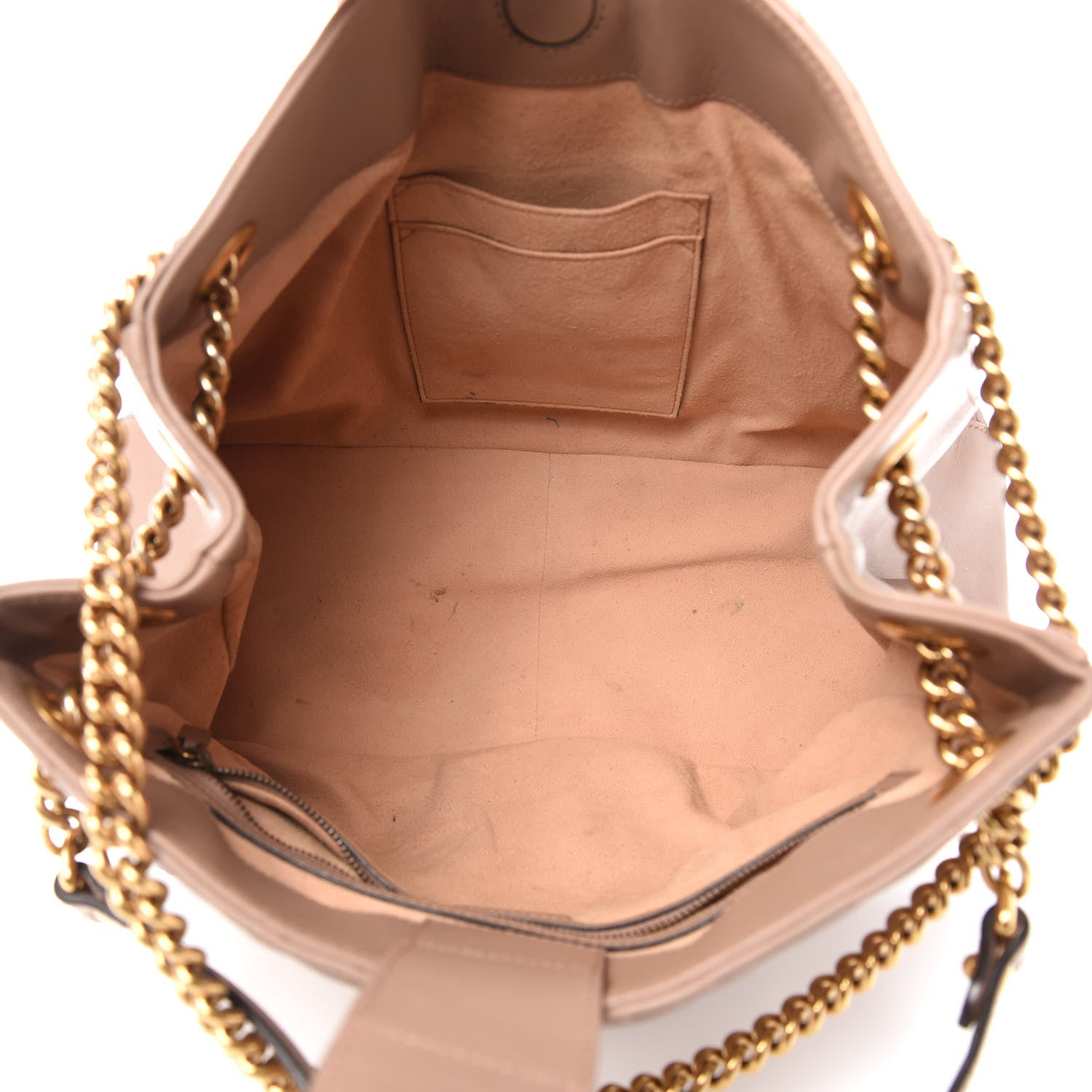 Gucci Calfskin Matelasse Medium GG Marmont Shoulder Tote Bag Porcelain Rose 5 of 17