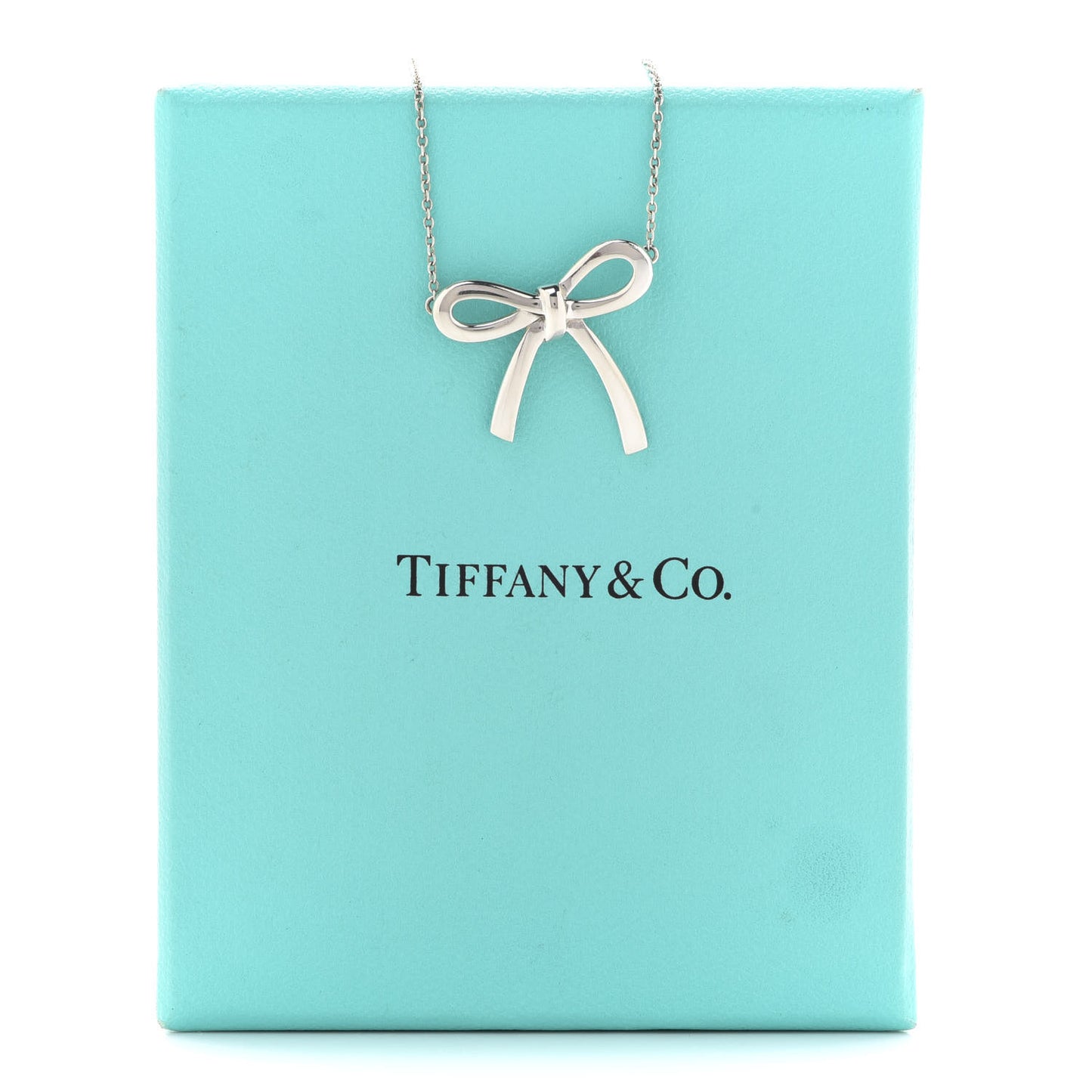 Sterling Silver Bow Pendant Necklace