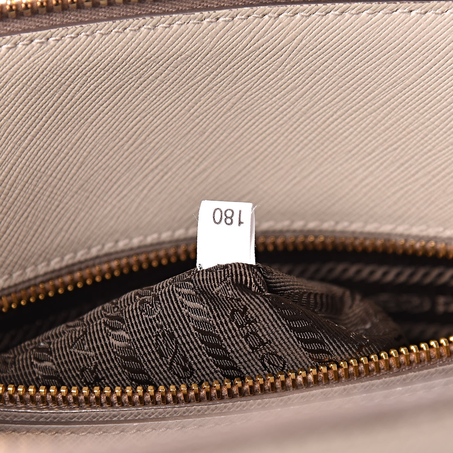 Prada Saffiano Lux Bi-Color Promenade Tote Argilla Pomice 7 of 15