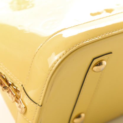 Louis Vuitton Vernis Alma PM Citrine 9 of 19