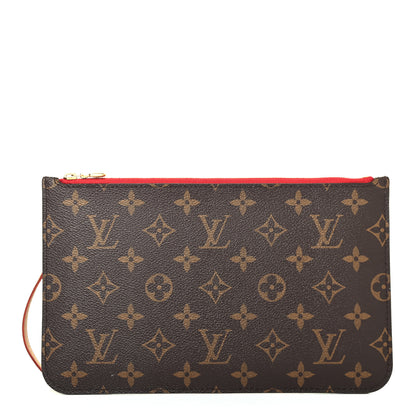 Louis Vuitton Monogram Neverfull MM GM Pochette Cherry 1 of 4
