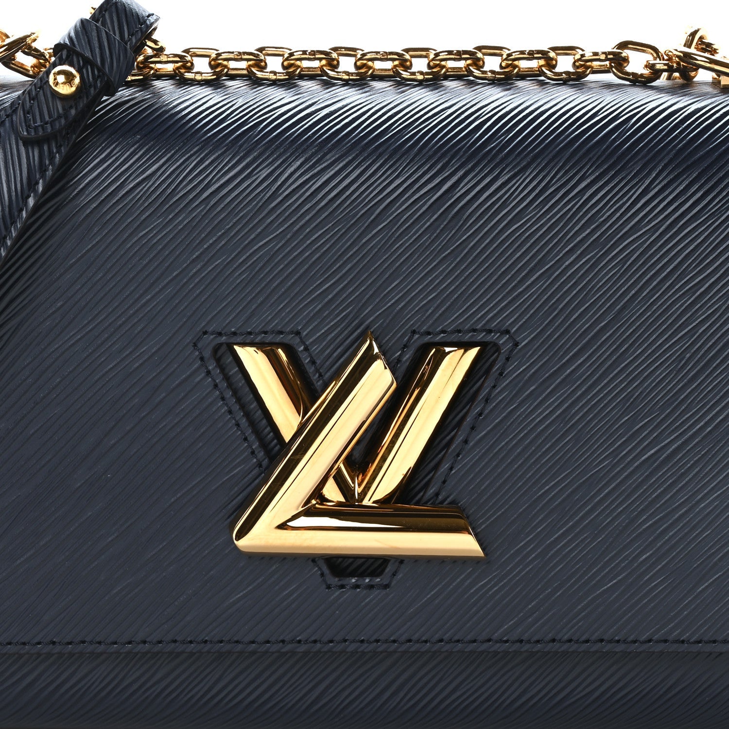 Louis Vuitton Epi Twist Shoulder Bag MM Indigo 9 of 11
