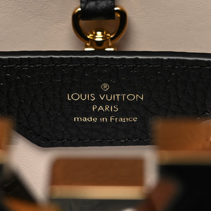 Louis Vuitton Taurillon Capucines MM Black 7 of 10