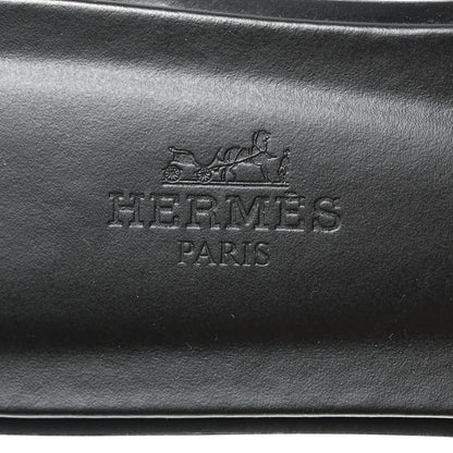 Hermes Box Calfskin Oran Sandals 36 Black 6 of 9