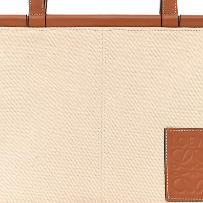 Loewe Canvas Calfskin Small Cushion Tote Beige 9 of 16