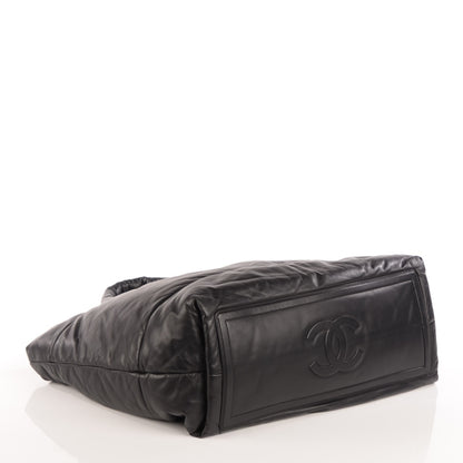 Chanel Lambskin Quilted Extra Large Coco Cocoon Reversible Tote Black 11 of 15