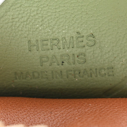 Hermes Milo Lambskin Grigri Rodeo Pegase Horse Bag Charm PM Craie Gold Vert Criquet 3 of 5