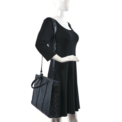 Louis Vuitton Monogram Eclipse Sac Plat Horizontal Zipper 2 of 10