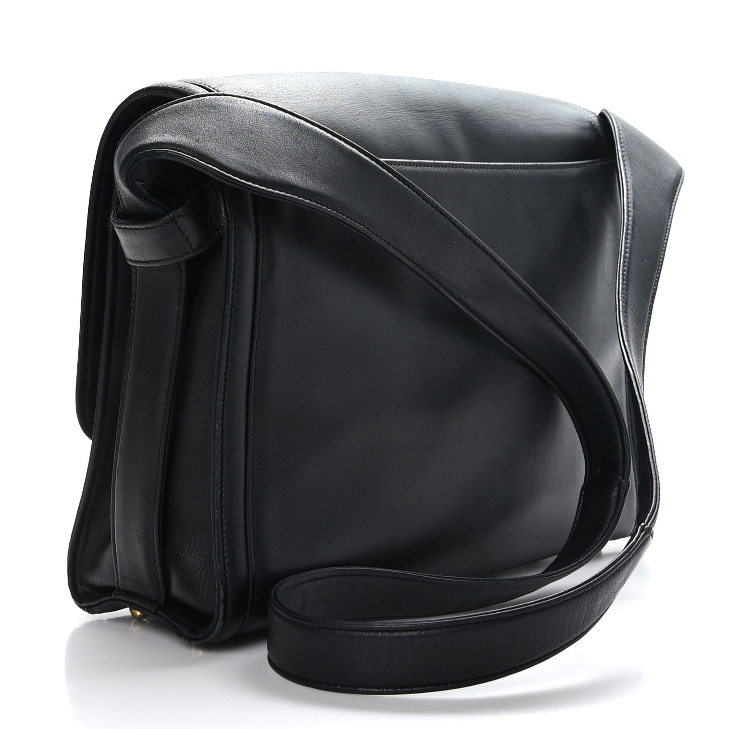 Lambskin CC Shoulder Bag Black