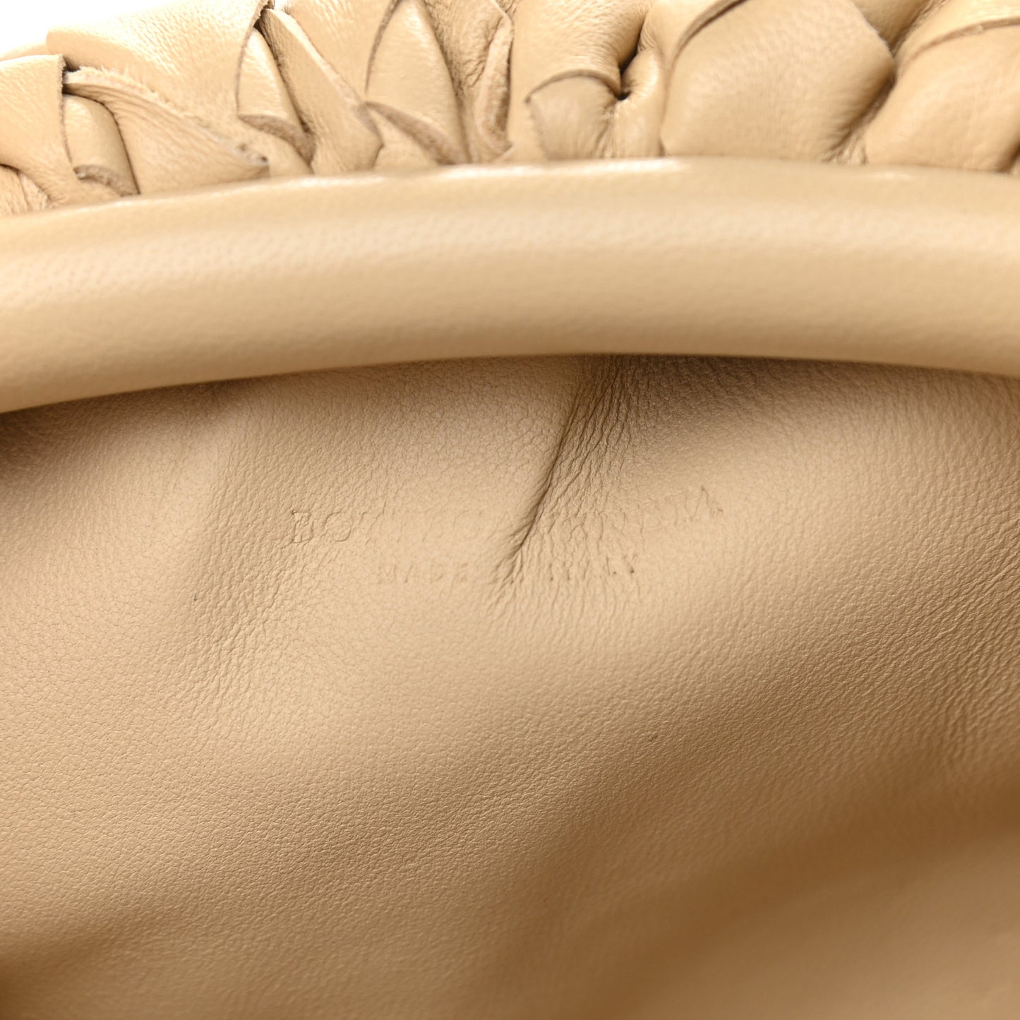 Nappa Intrecciato The Mini Pouch Porridge
