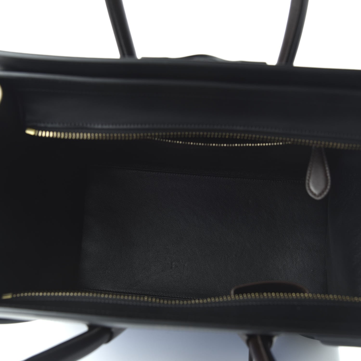 Celine Elephant Calfskin Mini Tri-Color Luggage Indigo 5 of 9