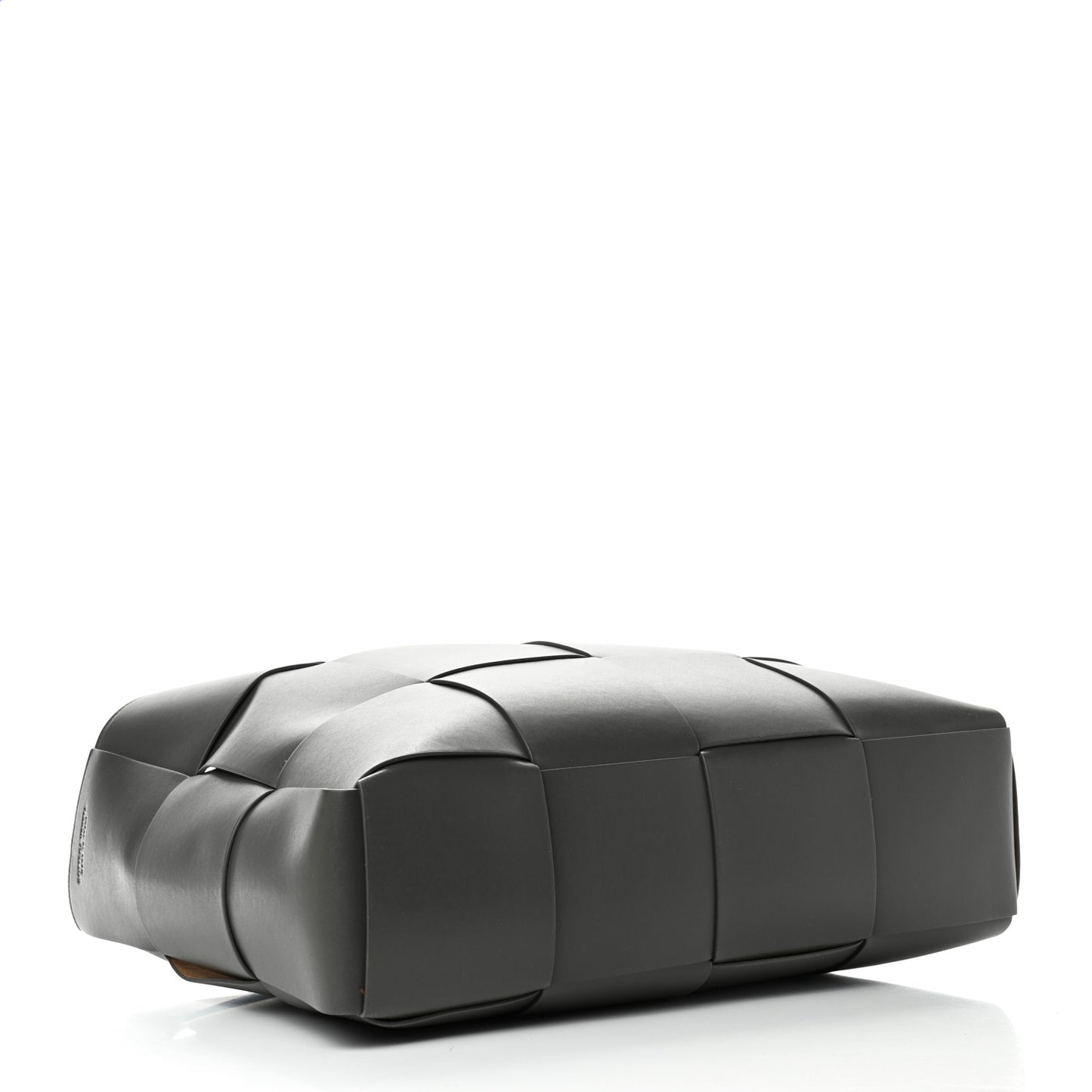 Nappa Maxi Intrecciato Mens Arco Tote Light Graphite