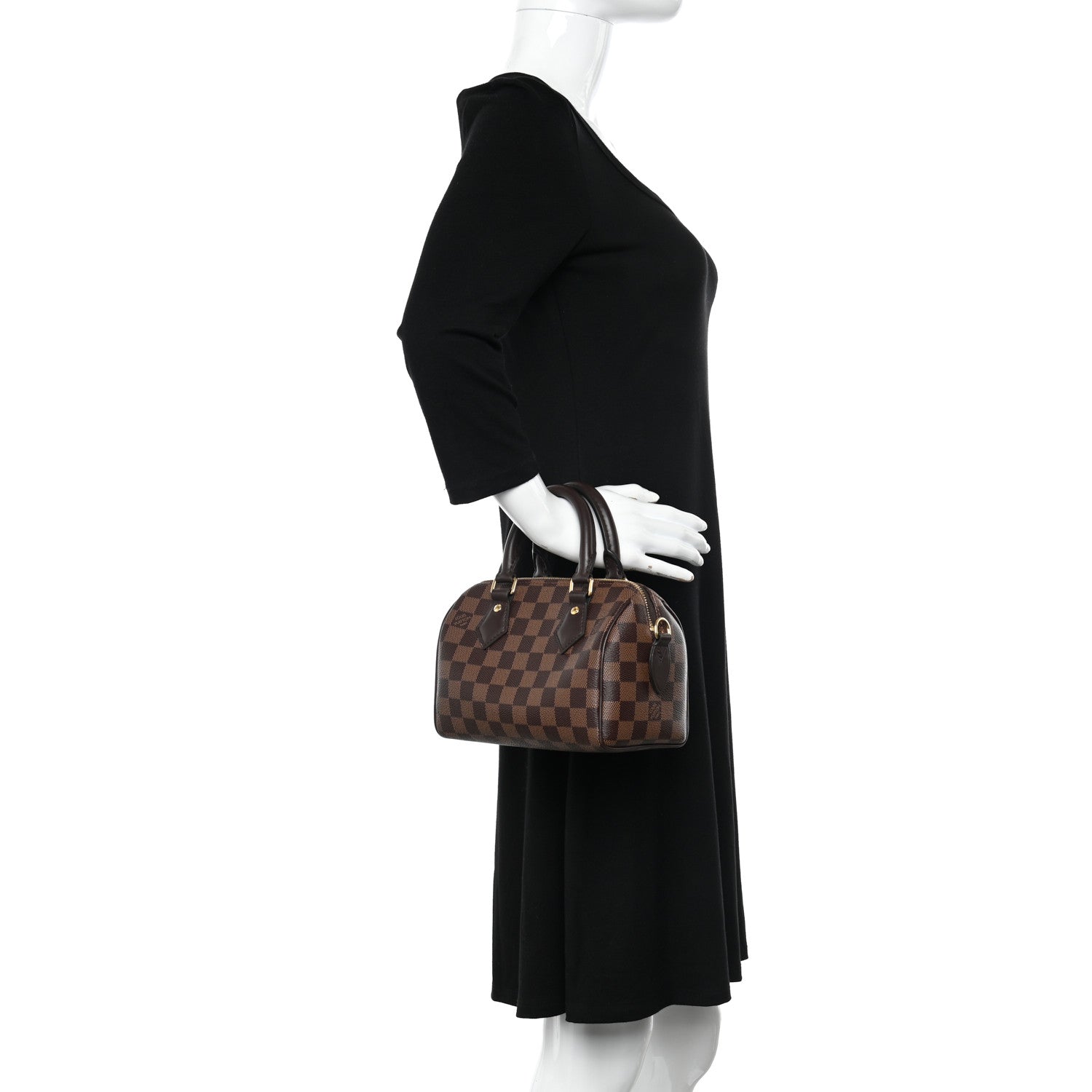 Louis Vuitton Damier Ebene Speedy Bandouliere 20 2 of 9