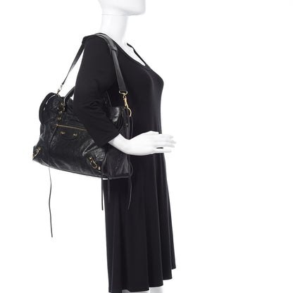 Balenciaga Agneau Classic Gold Hardware City Black 2 of 9