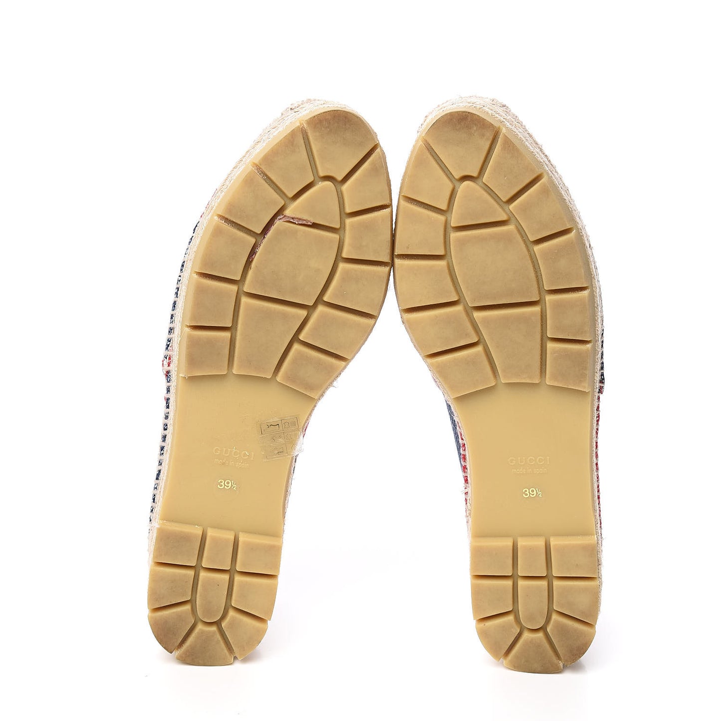 Canvas Sylvie Stripe Logo Platform Espadrilles 39.5 Mystic White Hibiscus Red Maritime