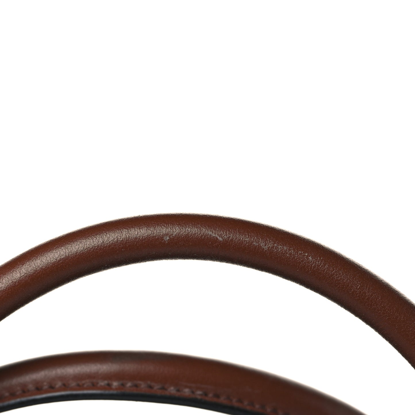 Goatskin Floral Print Bibliotheque Top Handle Tabacco