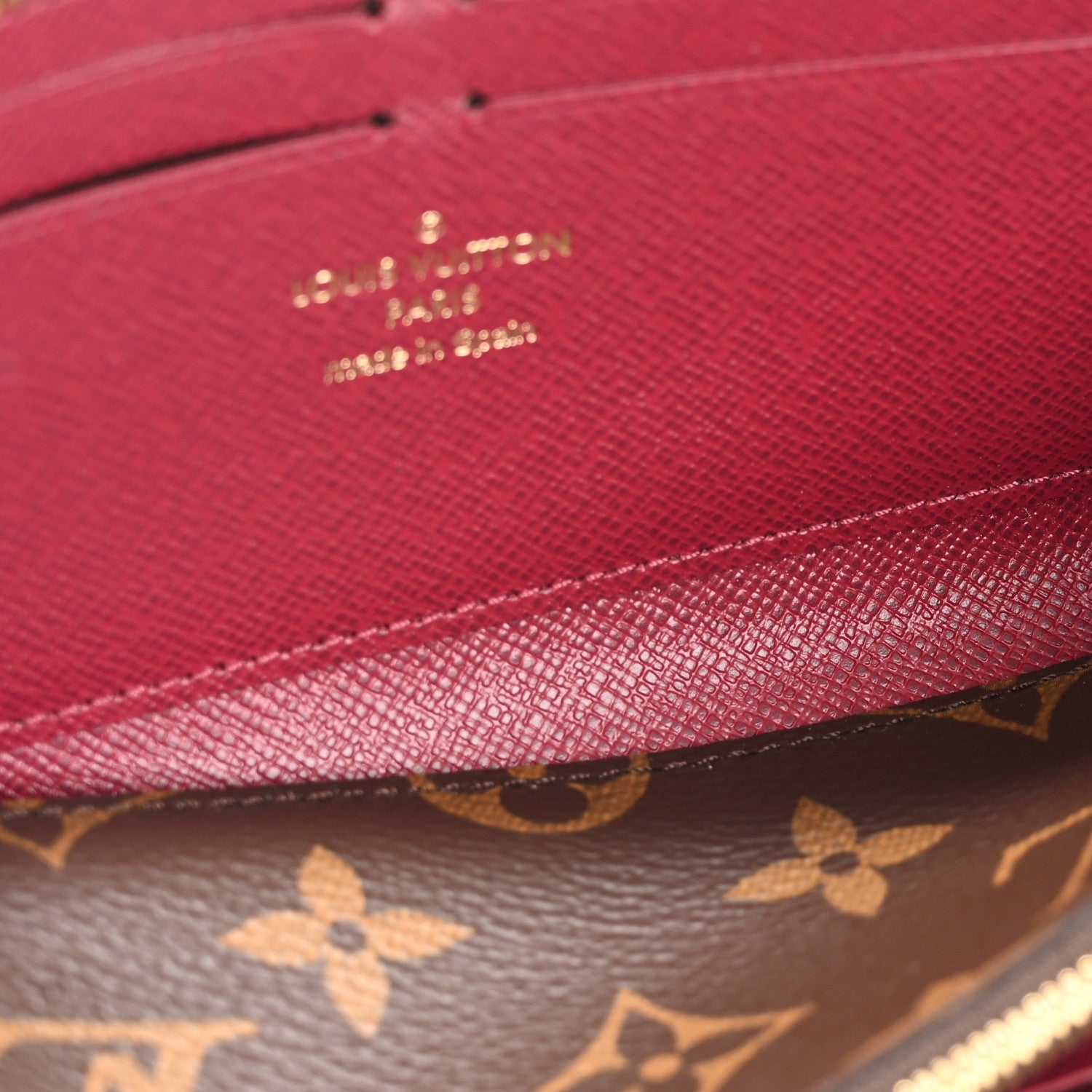 Louis Vuitton Monogram Clemence Wallet Fuchsia 5 of 8