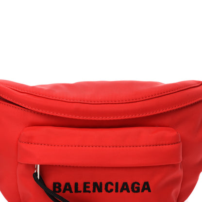 Balenciaga Nylon Small Wheel Beltpack Red 10 of 10