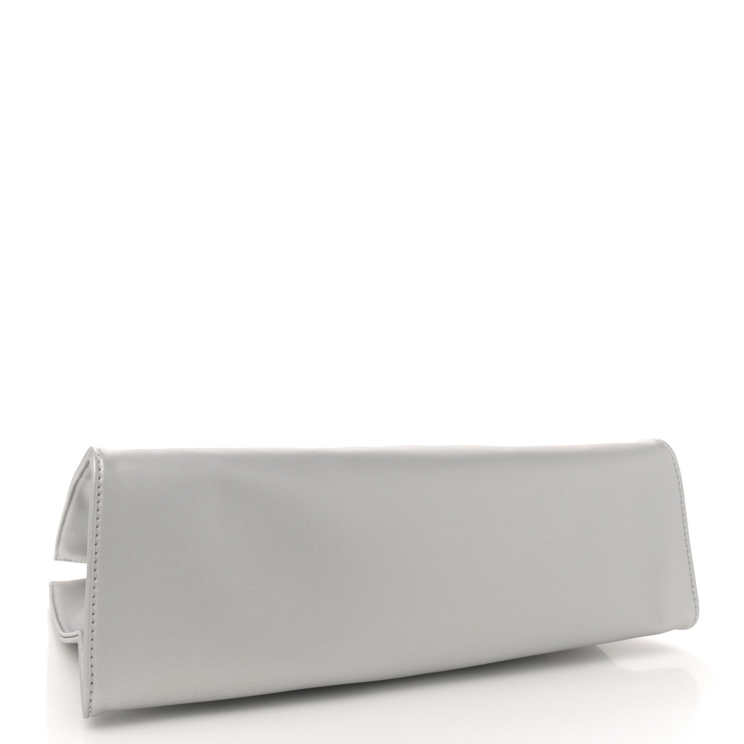 Telfar Metallic Vegan Leather Medium Shopping Bag Silver 4 of 10