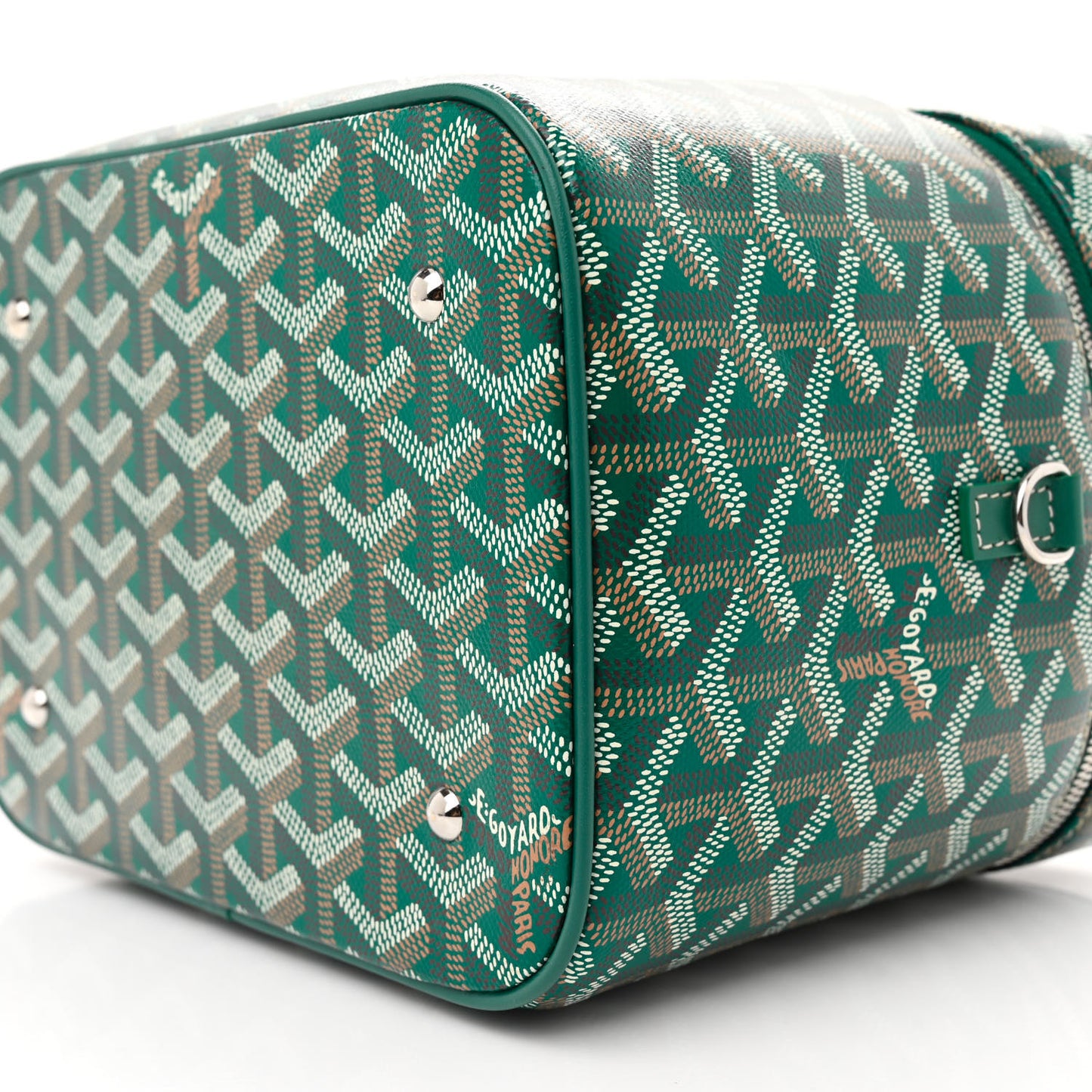 Goyardine Muse Vanity Case Green