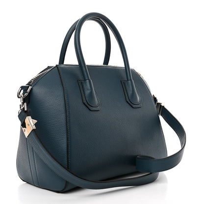 Givenchy Sugar Goatskin Medium Antigona Oil Blue 3 of 10