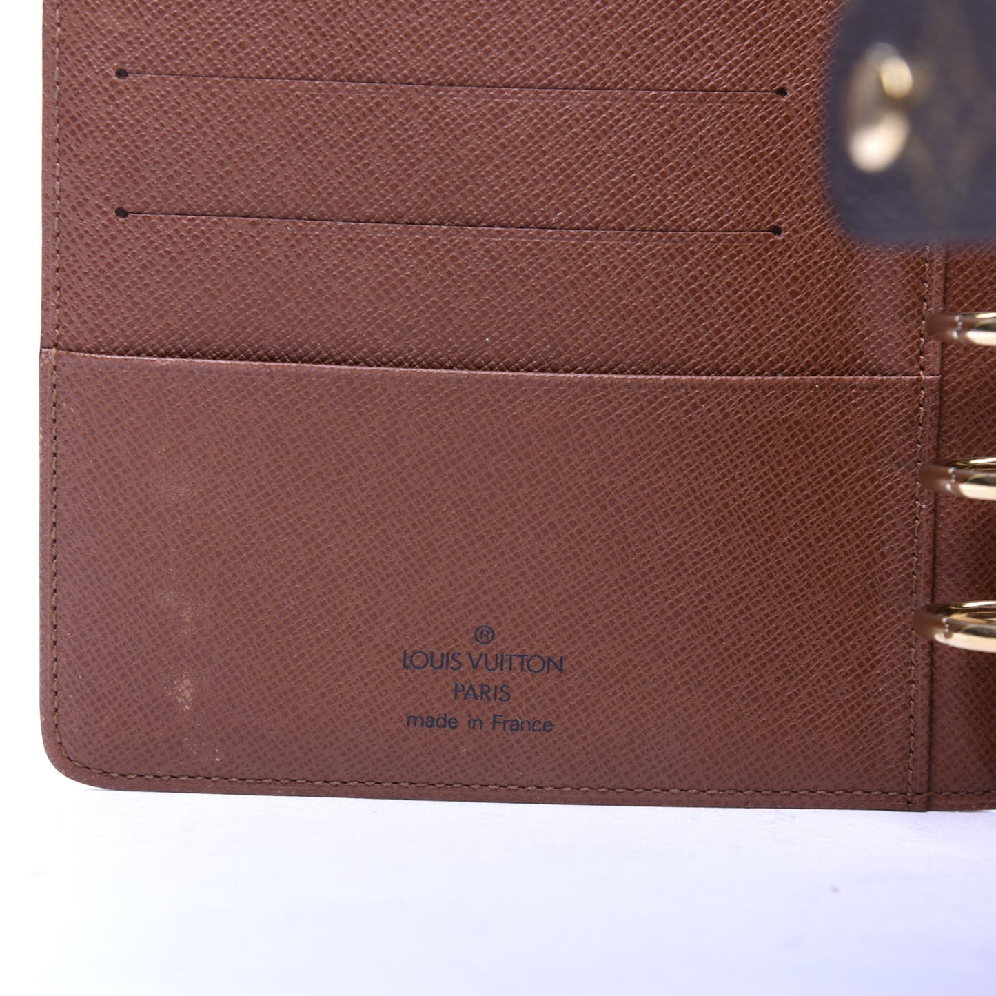 Monogram Medium Ring Agenda Cover