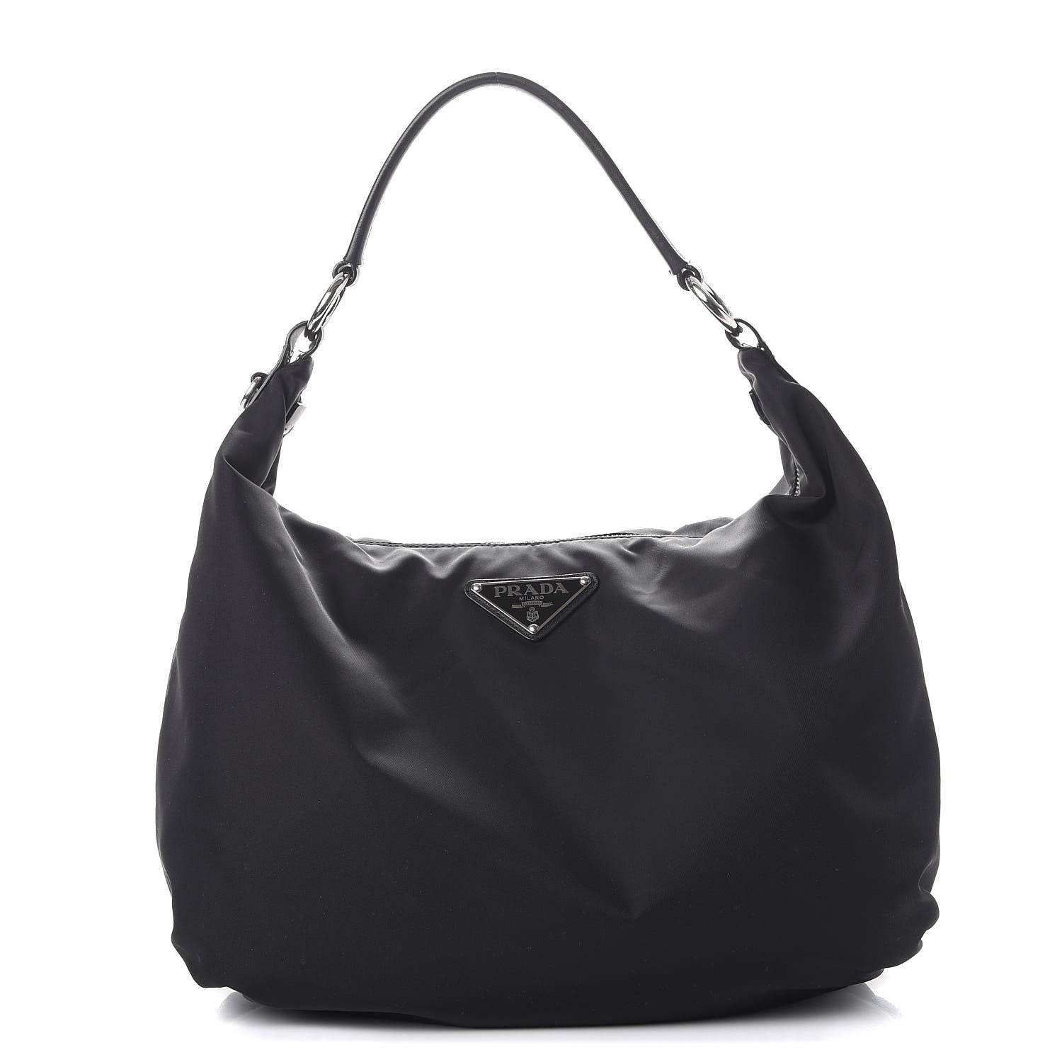 Prada Tessuto Nylon Sacca Shoulder Bag Nero Black 1 of 11