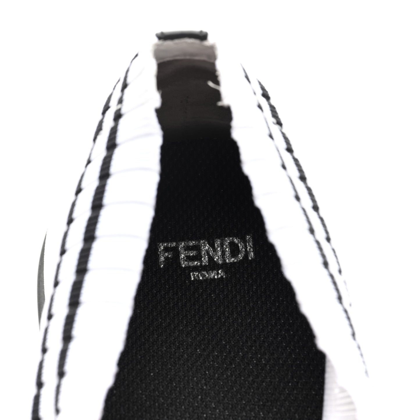 Stretch Yarn Stiff Band Rockoko Sneakers 35.5 Black White