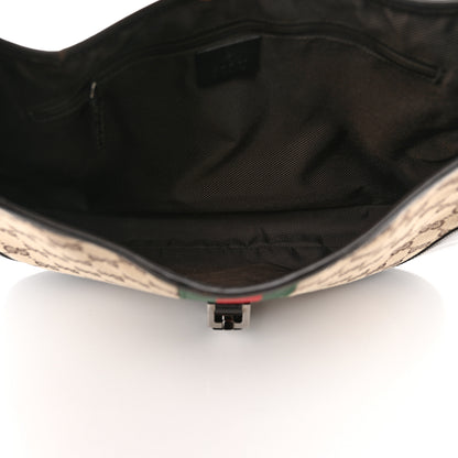 Gucci Monogram Web Jackie O Hobo Dark Brown 5 of 16