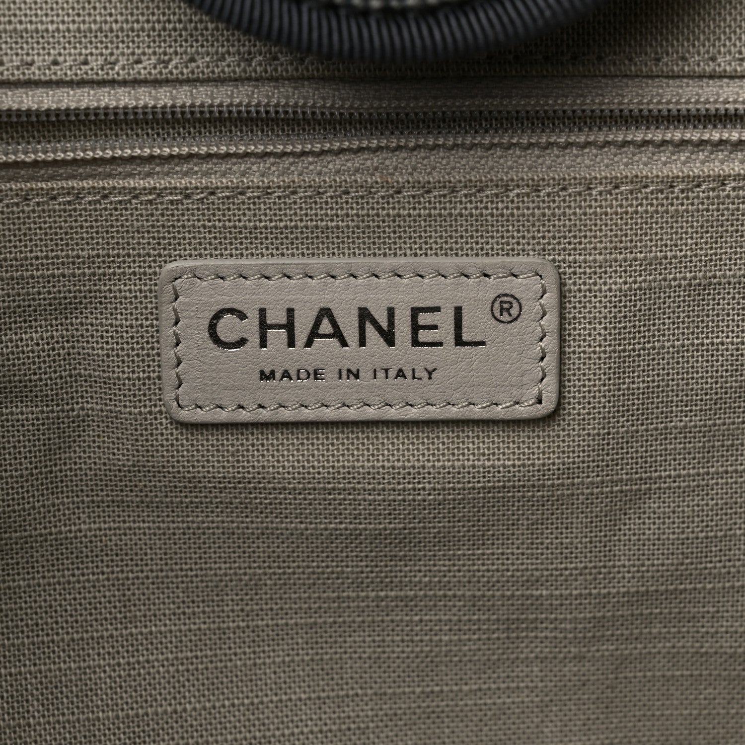 Chanel Mixed Fibers Small Deauville Tote Grey 7 of 10