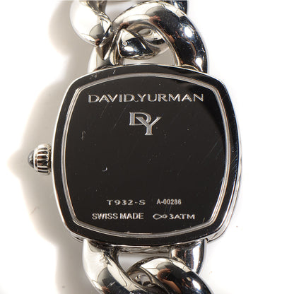 David Yurman Stainless Steel Diamond 23mm Albion Quartz Watch Black 3 of 8