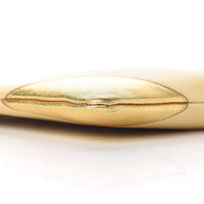 Celine Metallic Lambskin Bi-Color Coeur Ipad Clutch Gold 8 of 9