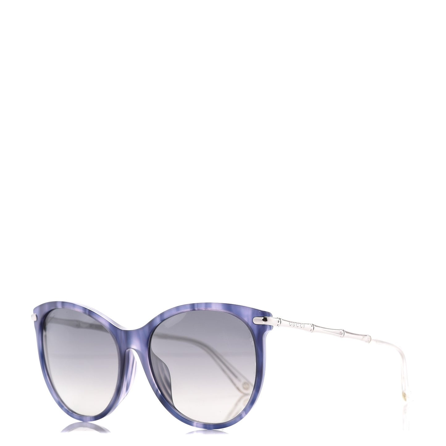 Bamboo Cat Eye GG 3771/F/S Sunglasses Silver