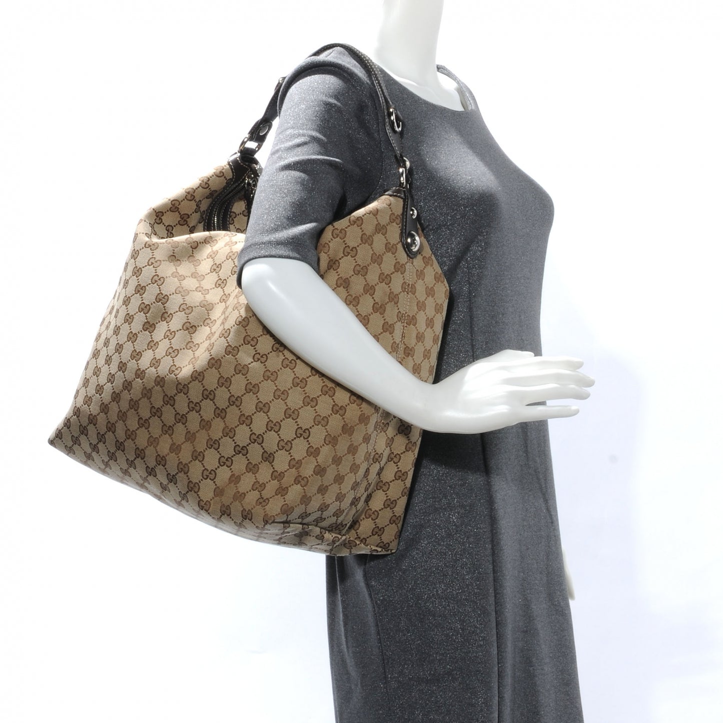 Monogram Icon Bit Large Hobo