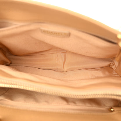 Chanel Caviar Quilted Grand Shopping Tote GST Beige Clair 5 of 10