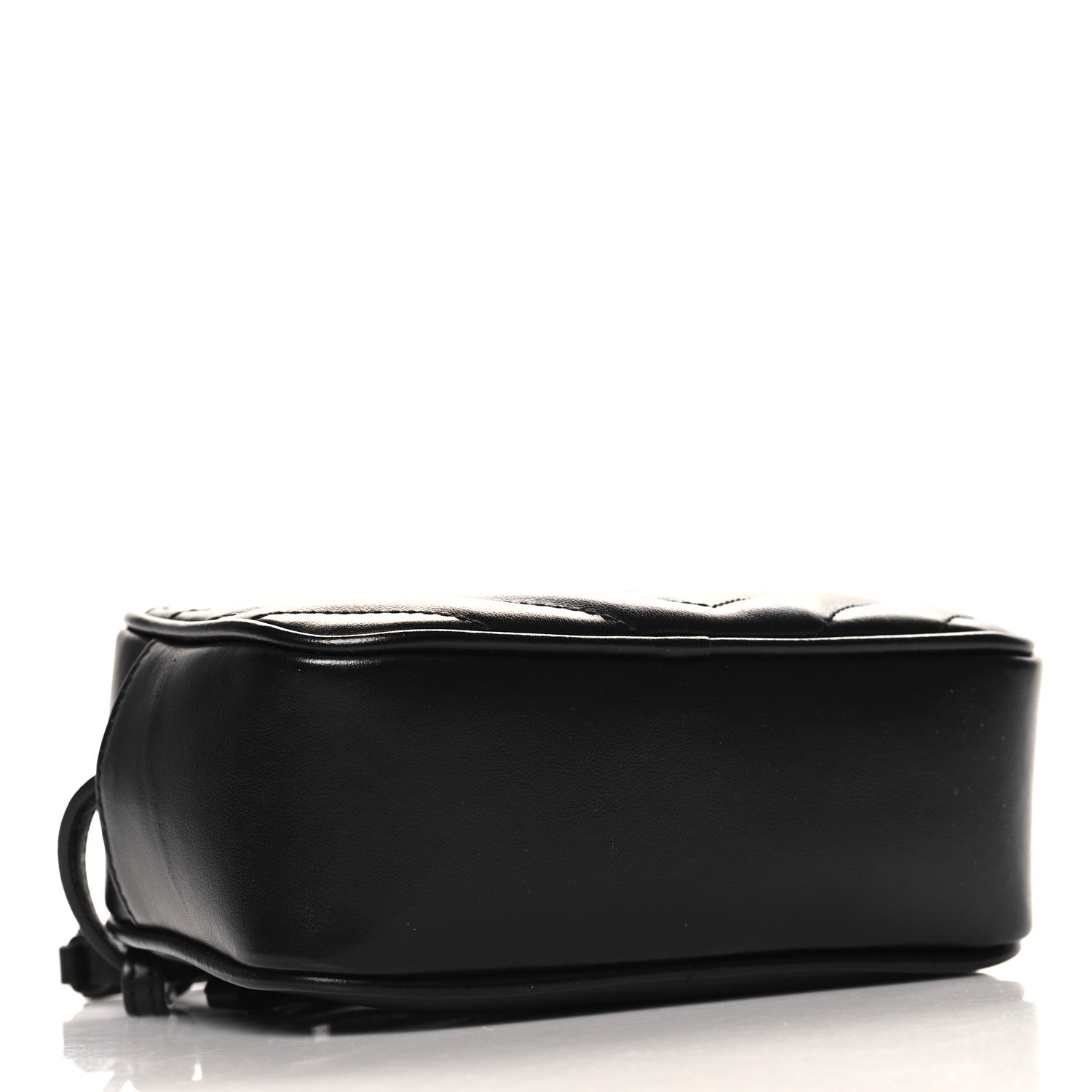 Saint Laurent Calfskin Matelasse Monogram Lou Belt Bag Black 4 of 10