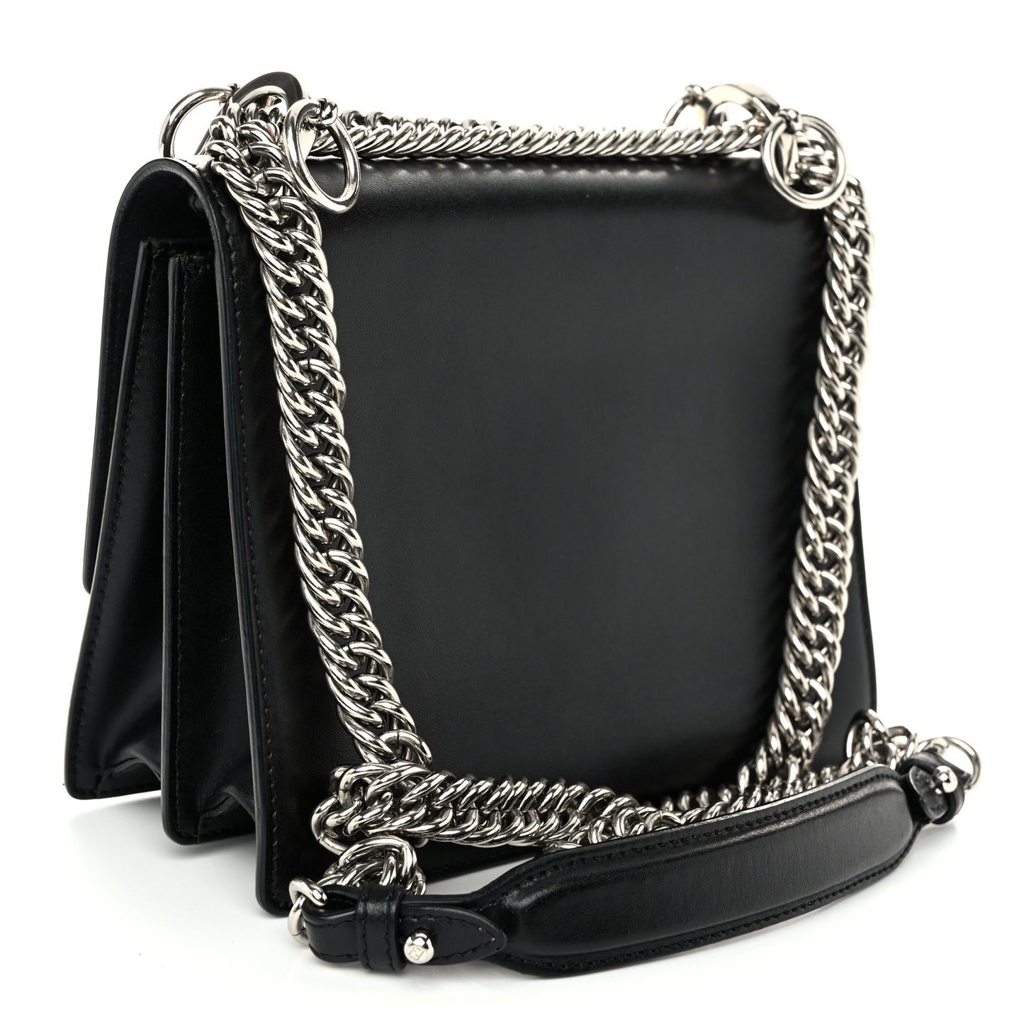 Vitello Liberty Studded Small Kan I Shoulder Bag Black Multicolor